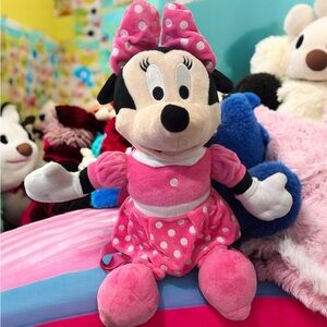Disney Minnie Mouse Plush in Pink Polka Dot Dress bag